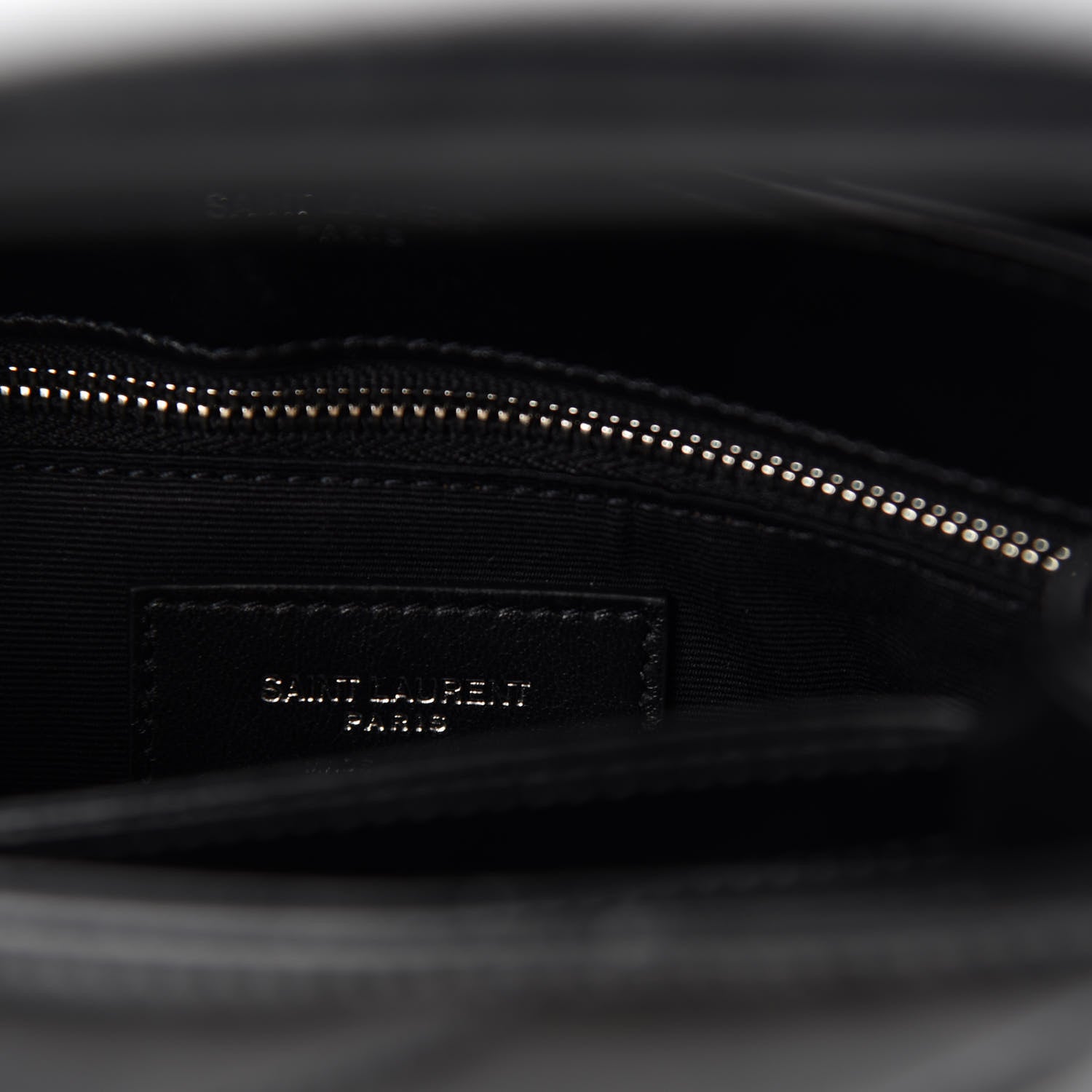 Saint Laurent Calfskin Y Quilted Monogram Toy Loulou Crossbody Bag Black 8 of 12