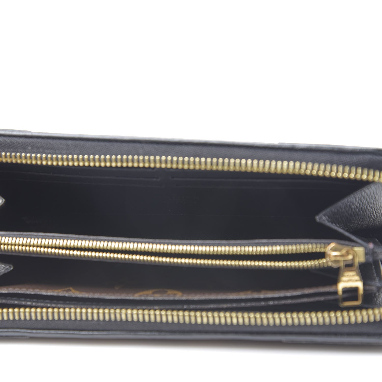 Louis Vuitton Monogram Zippy Retiro Wallet Black 4 of 6