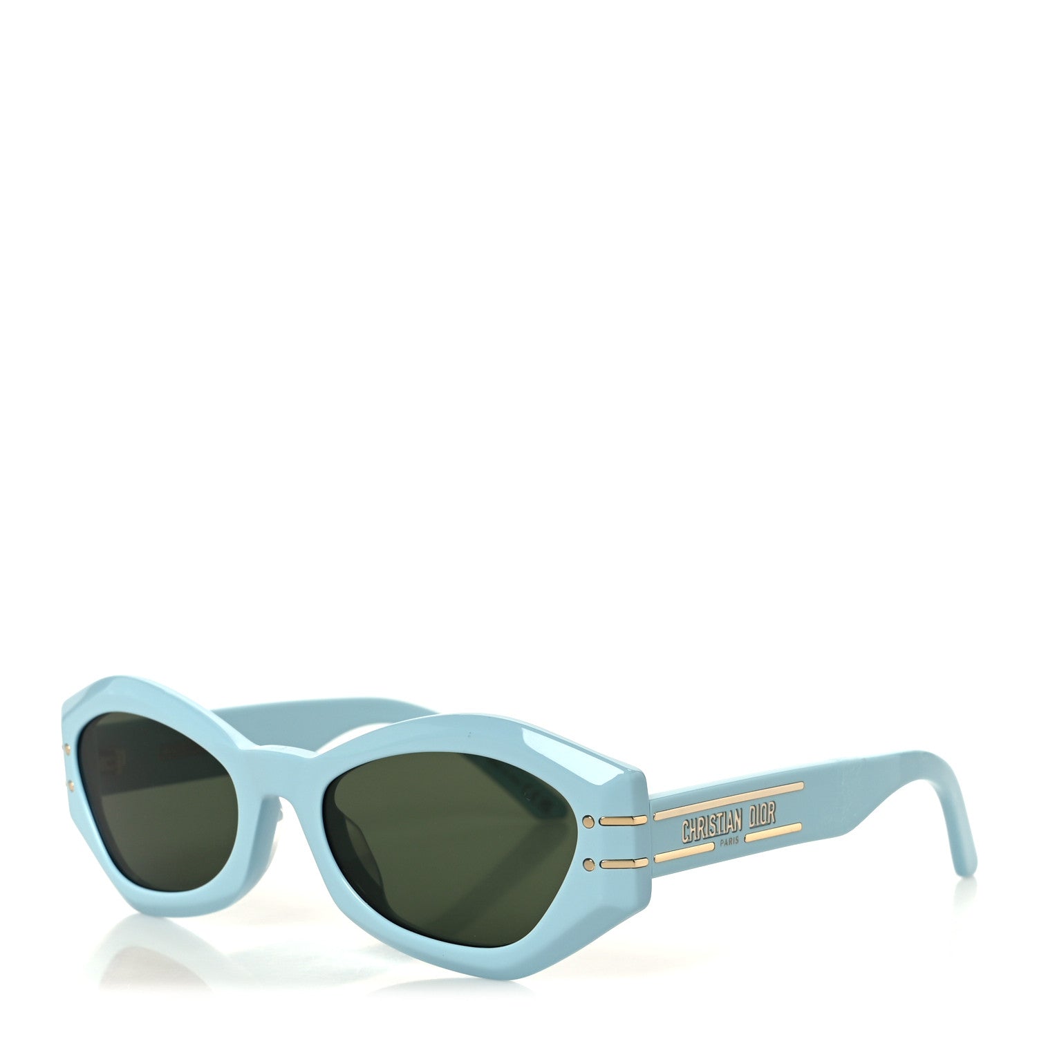 Christian Dior Acetate DiorSignature B1U Butterfly Sunglasses Light Blue 1 of 8
