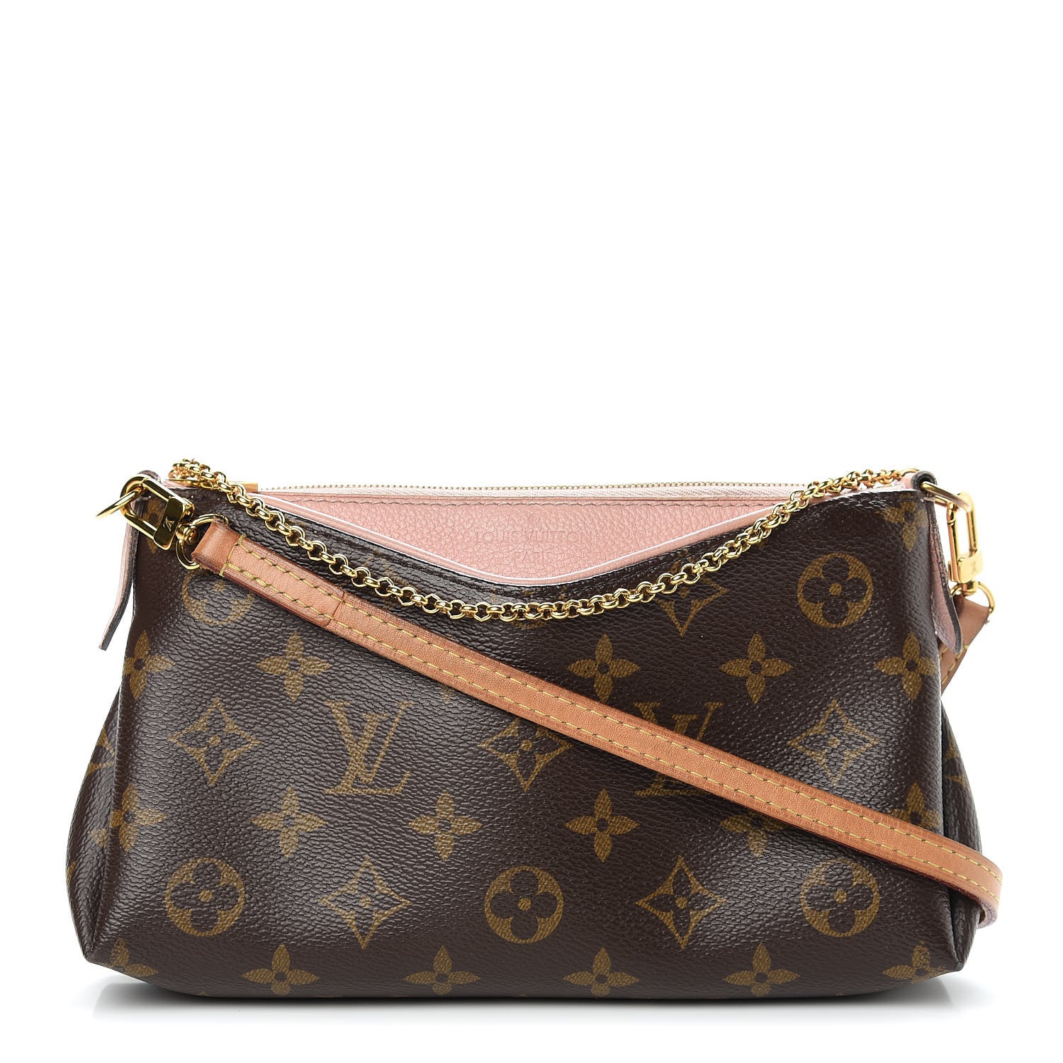 Louis Vuitton Monogram Pallas Clutch Rose Poudre 1 of 19
