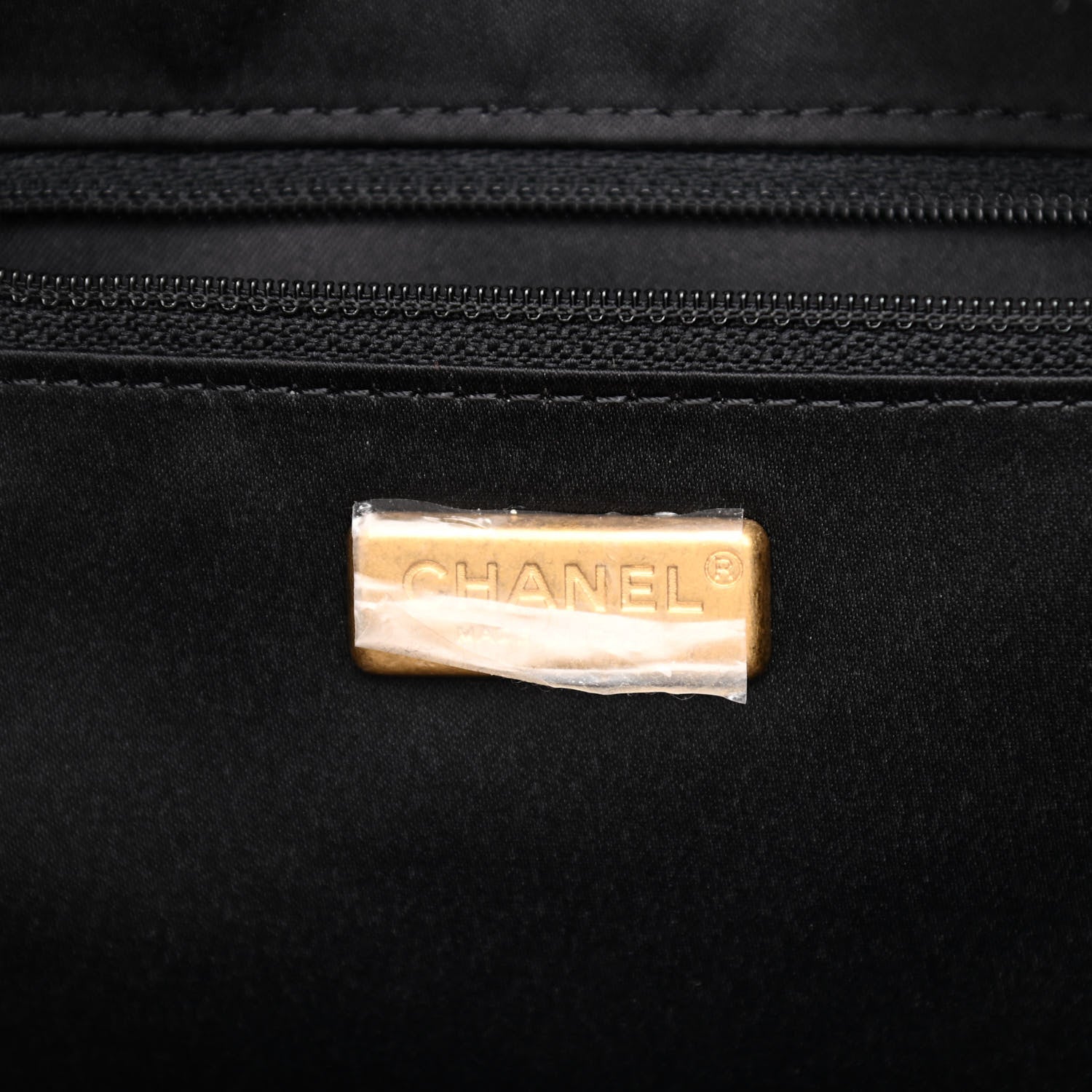 Chanel Sequin Shopping Tote Black 6 of 12