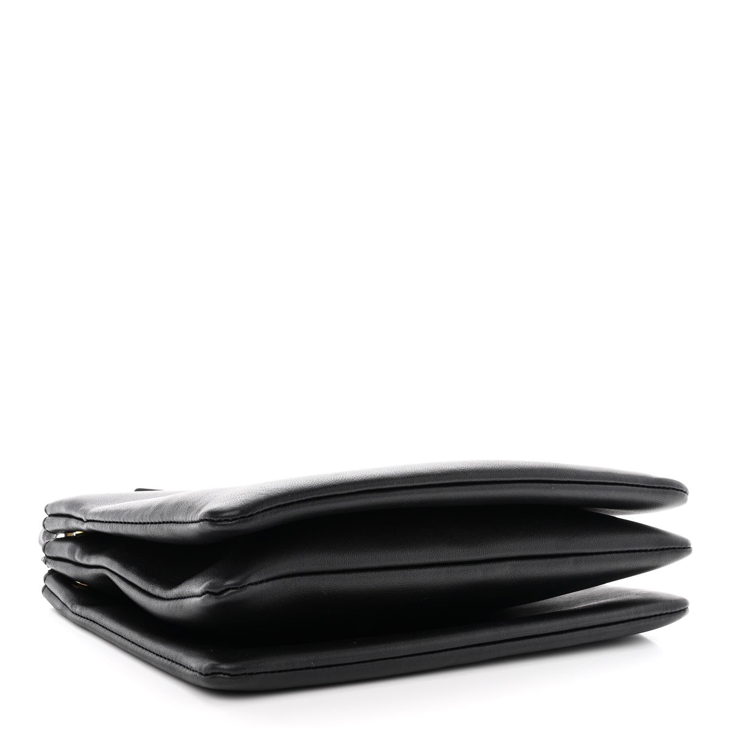 Celine Lambskin Large Trio Crossbody Bag Black 4 of 16