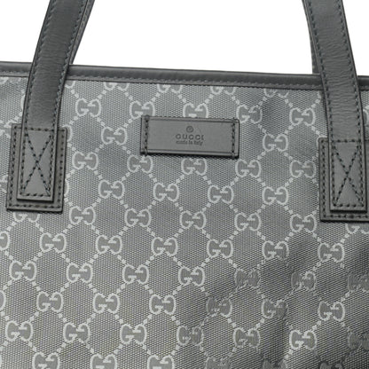 Gucci Imprime Monogram Large Zippered Shopping Tote Pewter 7 of 10