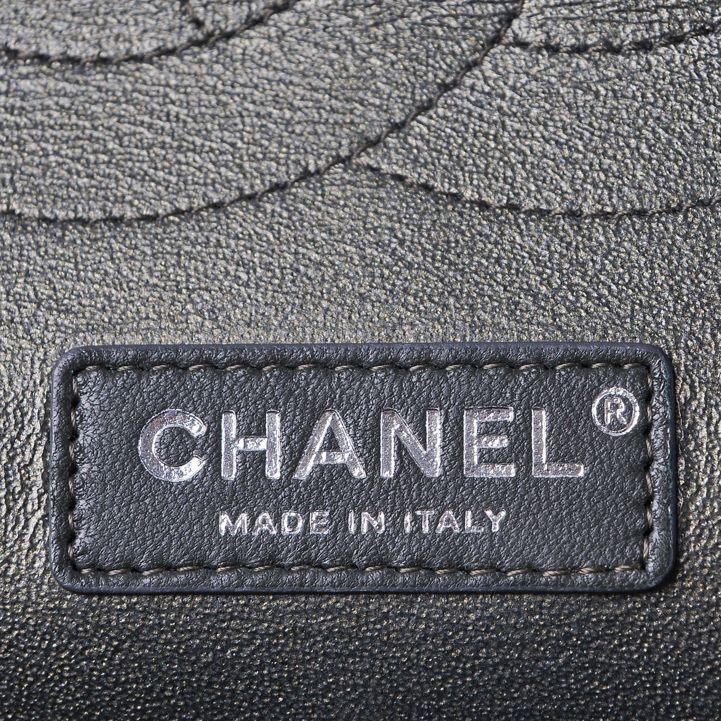 Caviar Quilted Jumbo Double Flap Charcoal