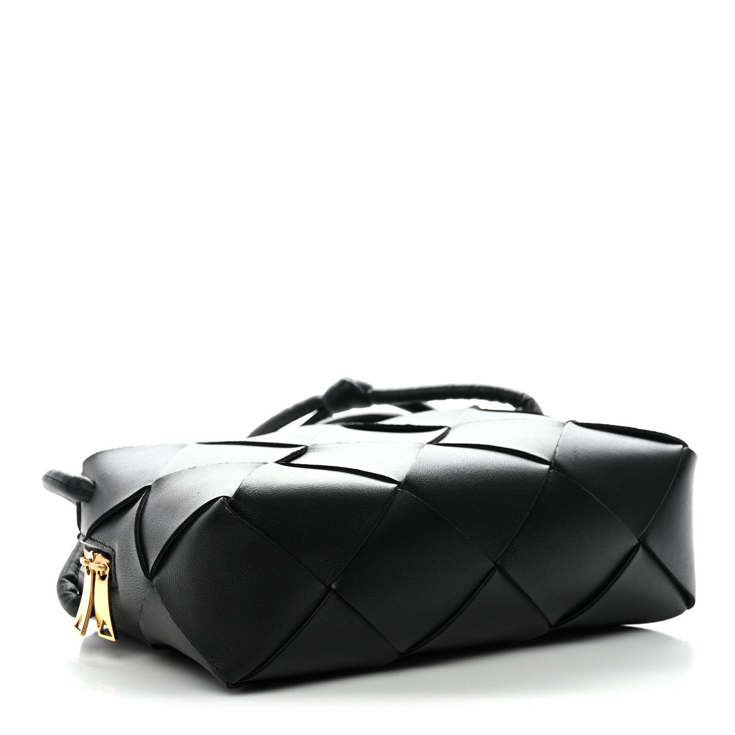 Bottega Veneta Lambskin Maxi Intrecciato Small Cassette Camera Bag