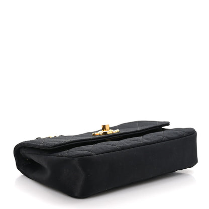 Chanel Satin Quilted Micro Mini Flap Black 4 of 10
