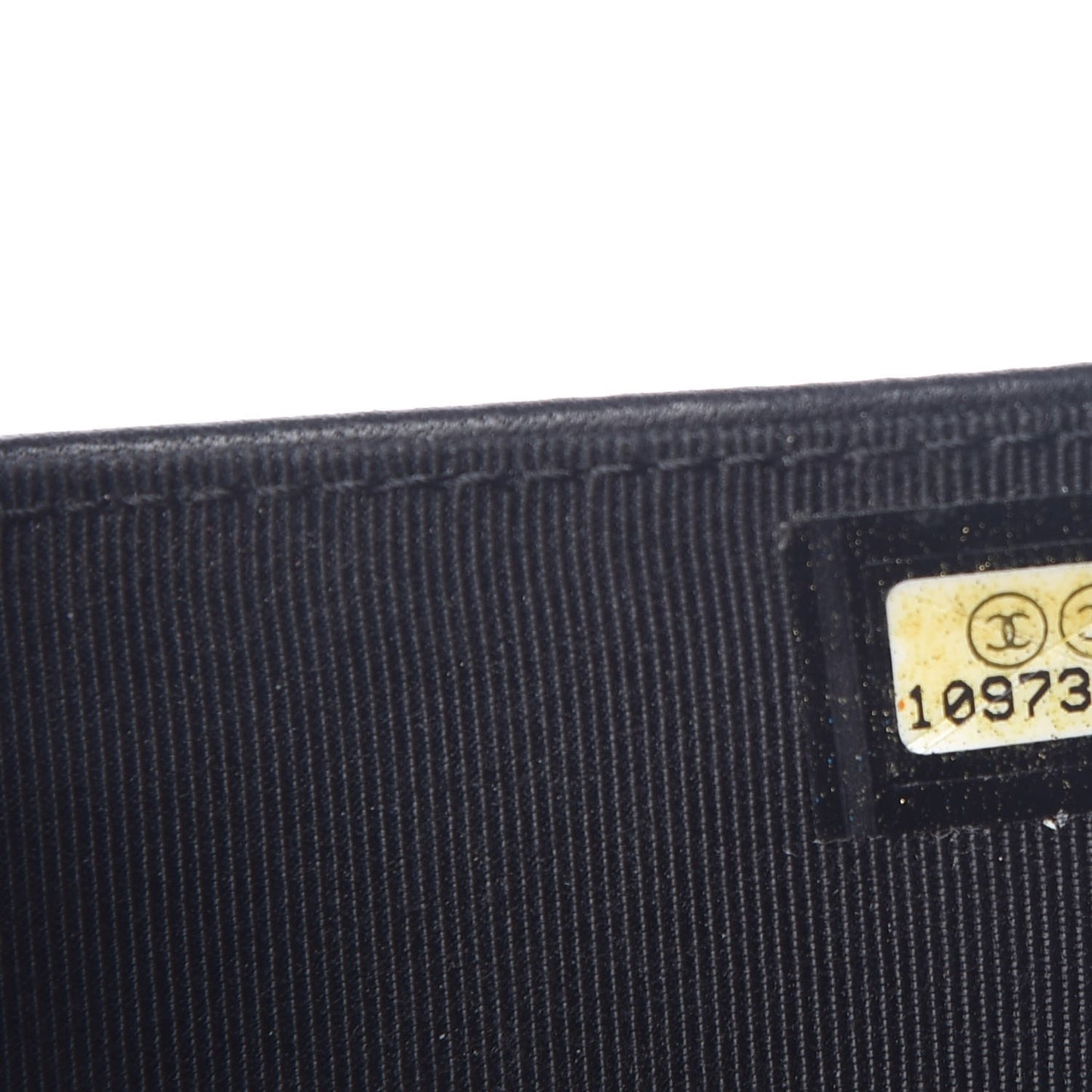 Calfskin Diamond Stitched Long Flap Wallet White