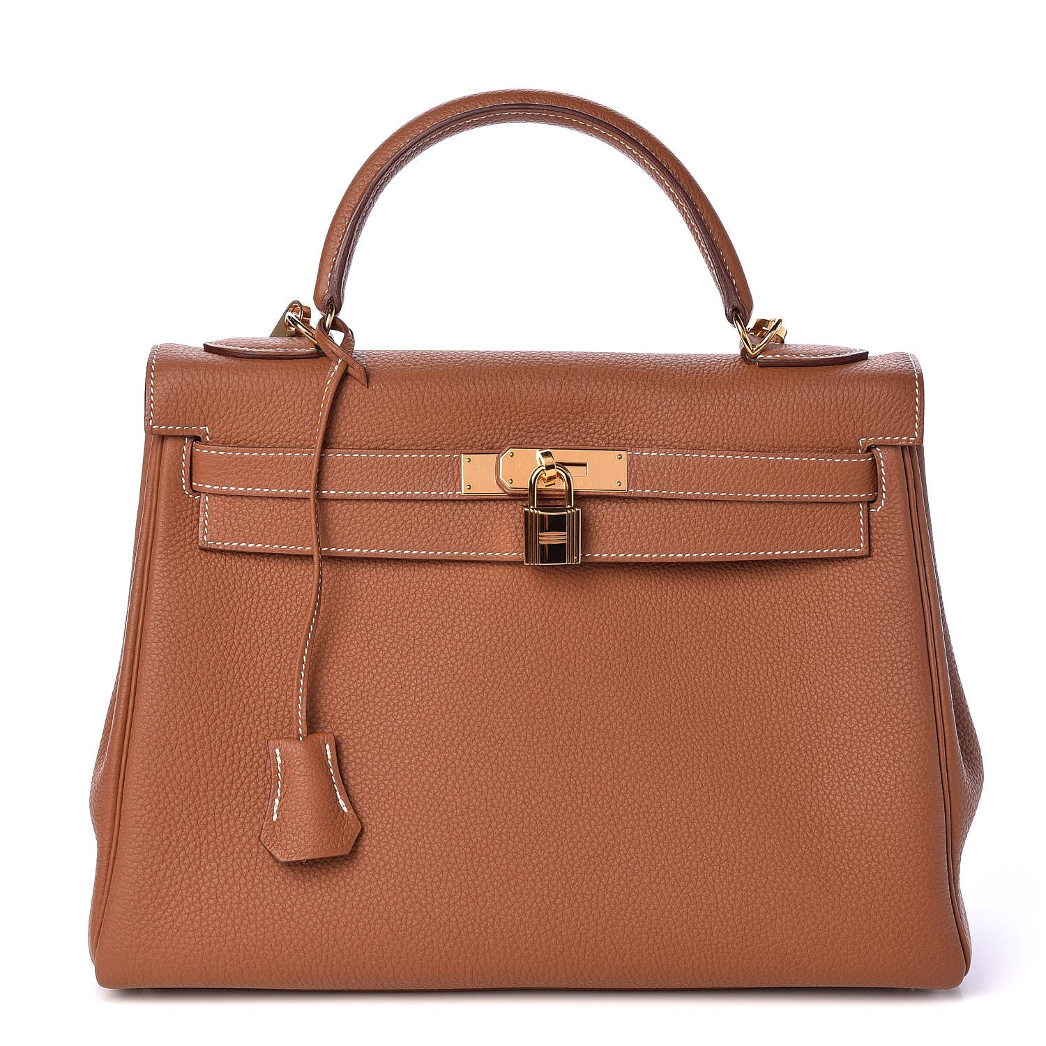 Hermes Togo Kelly Retourne 32 Gold 1 of 36