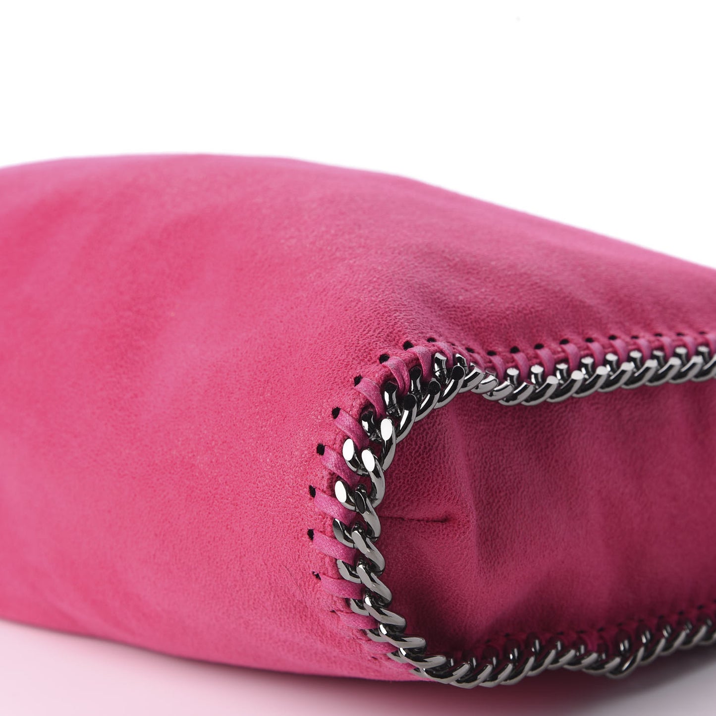 Shaggy Deer Small Falabella Tote Hot Pink