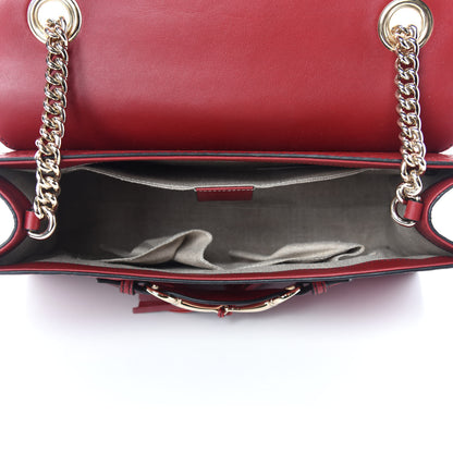 Gucci Microguccissima Medium Emily Chain Shoulder Bag Red 5 of 10