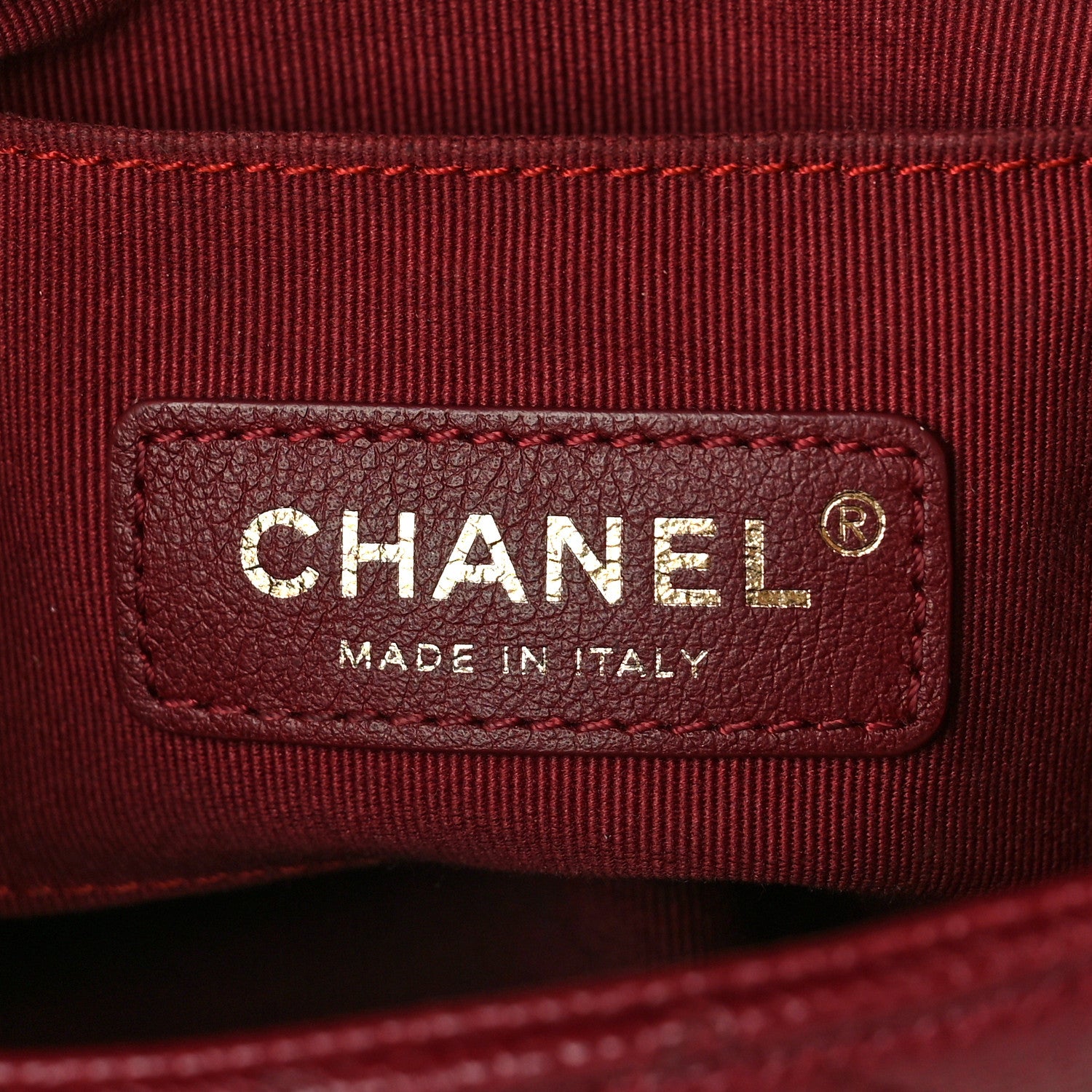 Chanel Caviar Quilted Mini Chain Soul Flap Burgundy 6 of 9