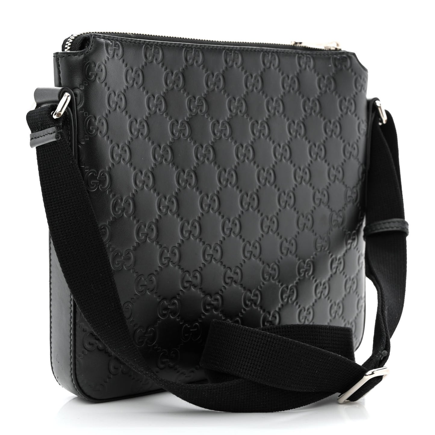 Guccissima Signature Small Messenger Bag Black