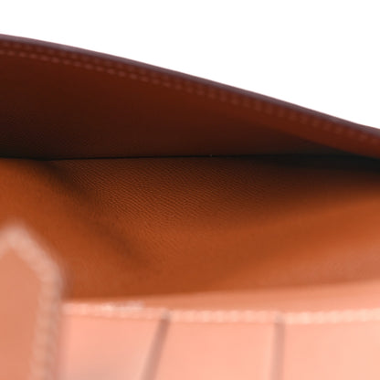 Hermes Epsom Bearn Gusset Wallet Gold 6 of 15