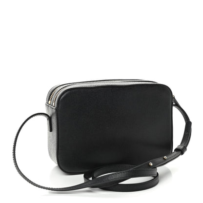 Mansur Gavriel Saffiano Double Zip Crossbody Black 3 of 9