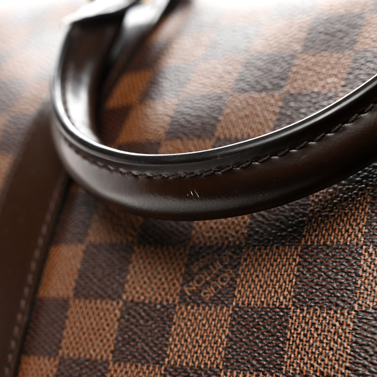 Louis Vuitton Damier Ebene Keepall Bandouliere 55 10 of 10
