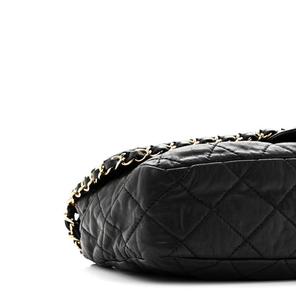 Chanel Calfskin Quilted Medium Chain Me Flap Black 9 of 10