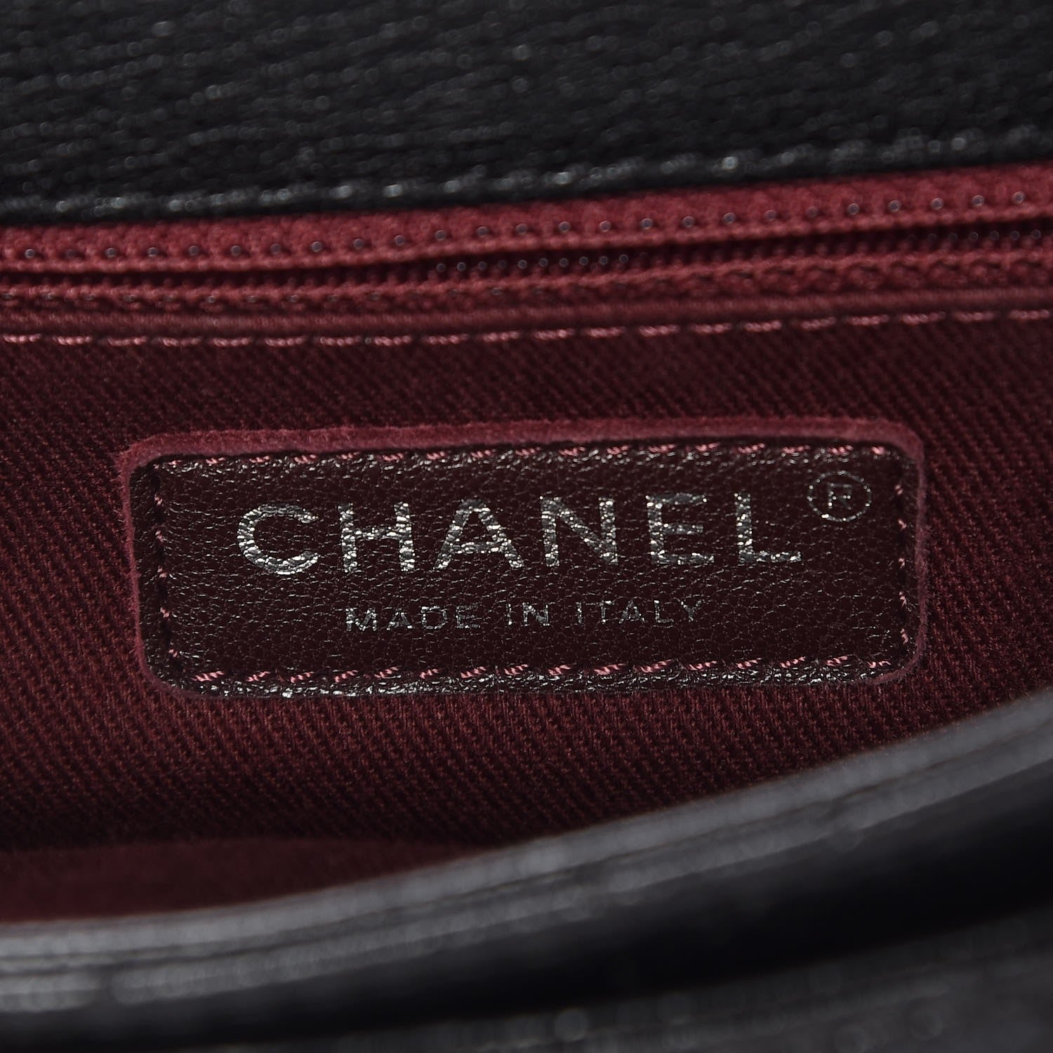 Chanel Shiny Goatskin Quilted Small Double Carry Waist Chain Flap Black 7 of 9