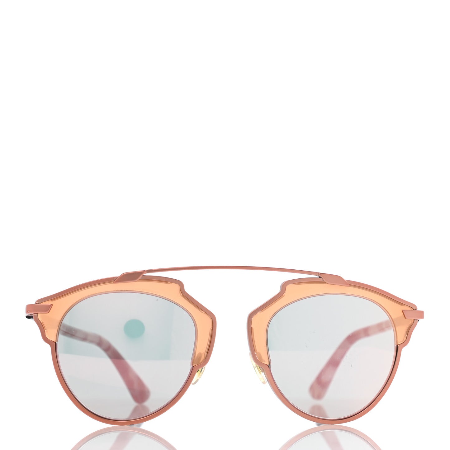 So Real Sunglasses Rose Gold Tortoise