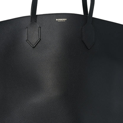 Burberry Calfskin Large Society Tote Black Black 7 of 9