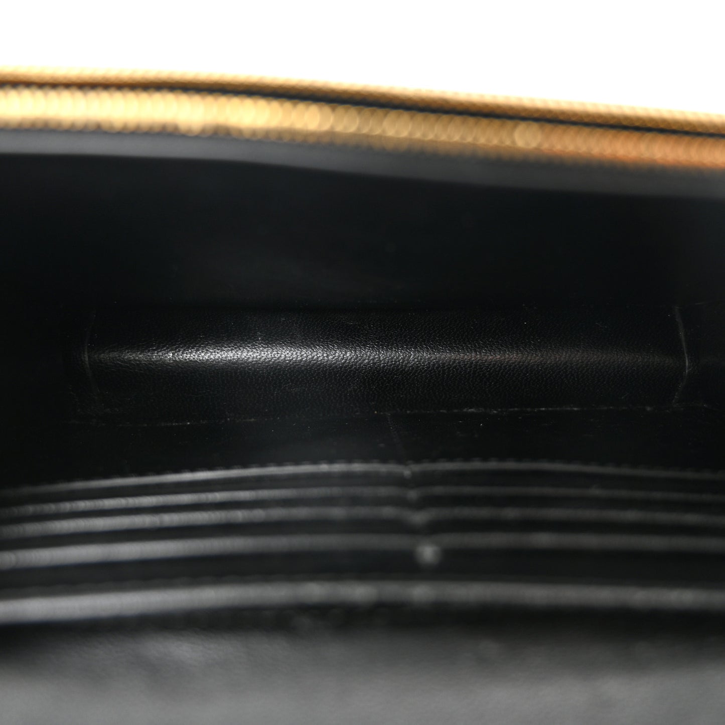 Crocodile Embossed Calfskin Small Darley Black