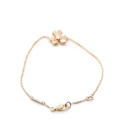 Van Cleef & Arpels 18K Yellow Gold Diamond Mini Frivole Bracelet 3 of 7