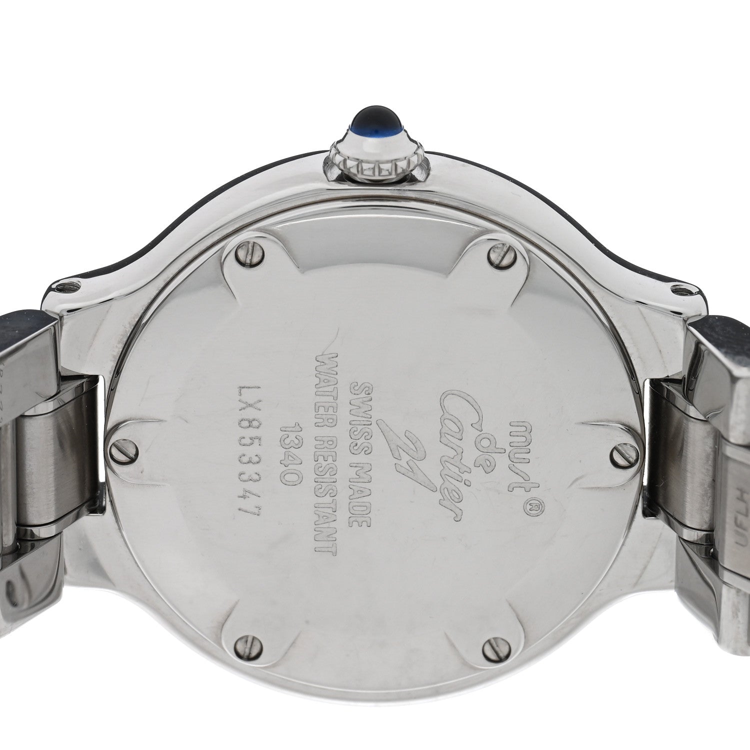 Cartier Stainless Steel 28mm Must De 21 Quartz Watch 4 of 4