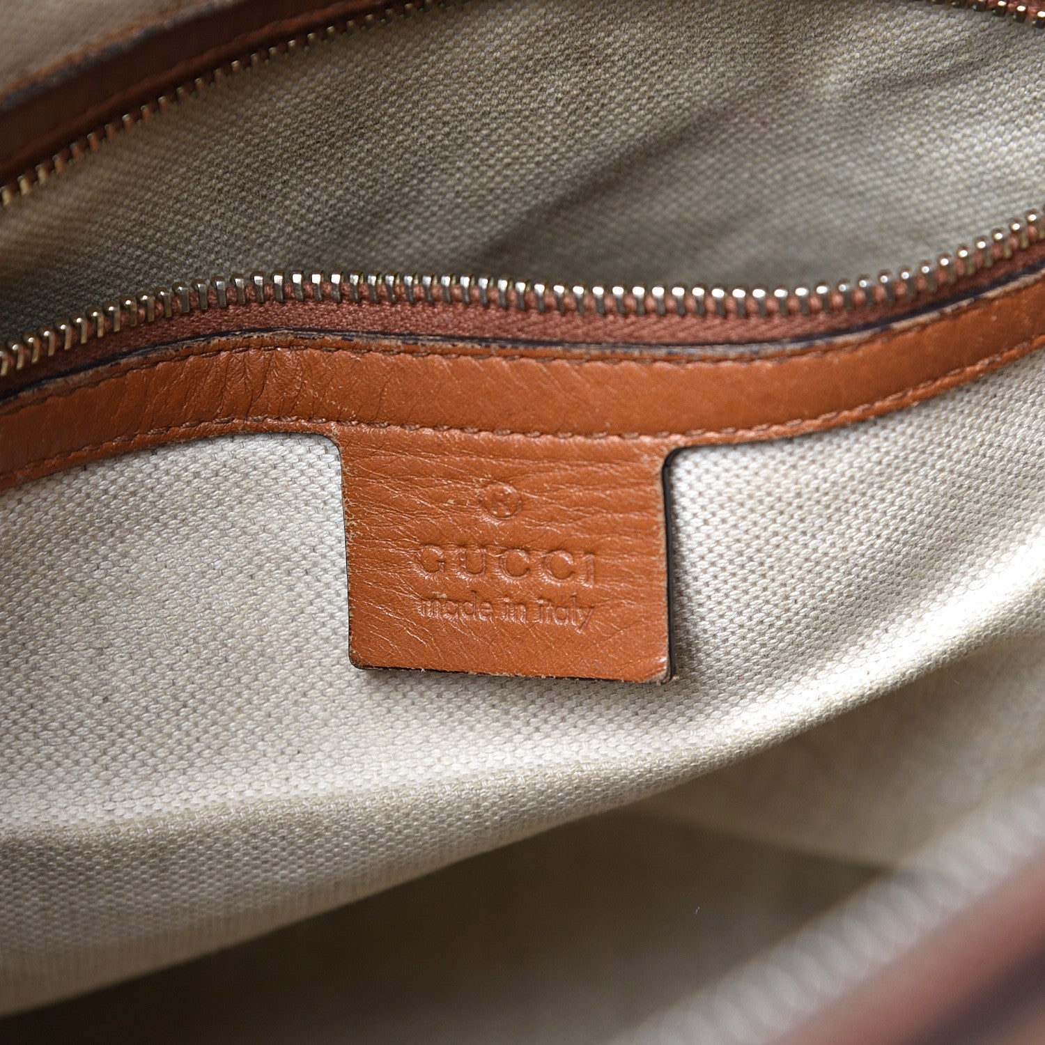 Gucci Monogram Vintage Web Medium Boston Tobacco 5 of 26