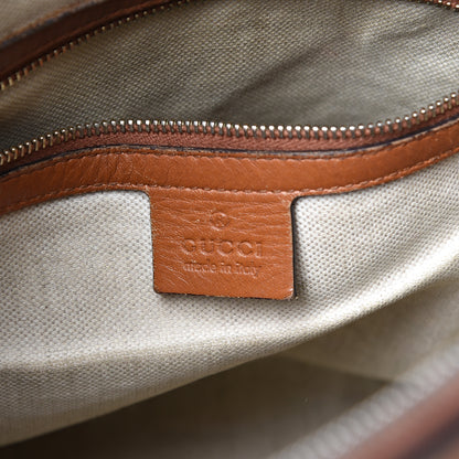 Gucci Monogram Vintage Web Medium Boston Tobacco 5 of 26