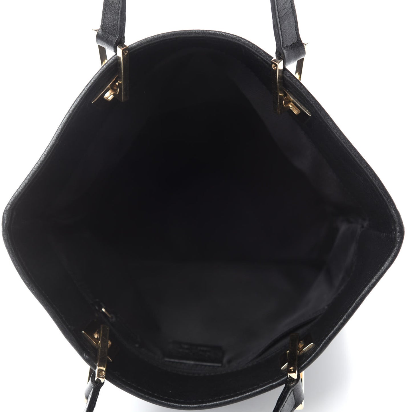 Monogram Small Bucket Tote Black