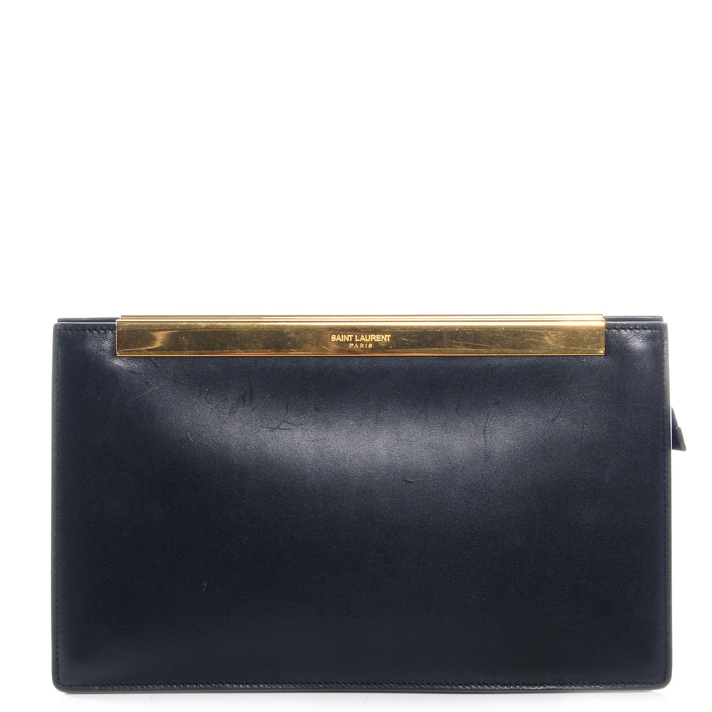 Leather Lutetia Clutch Black