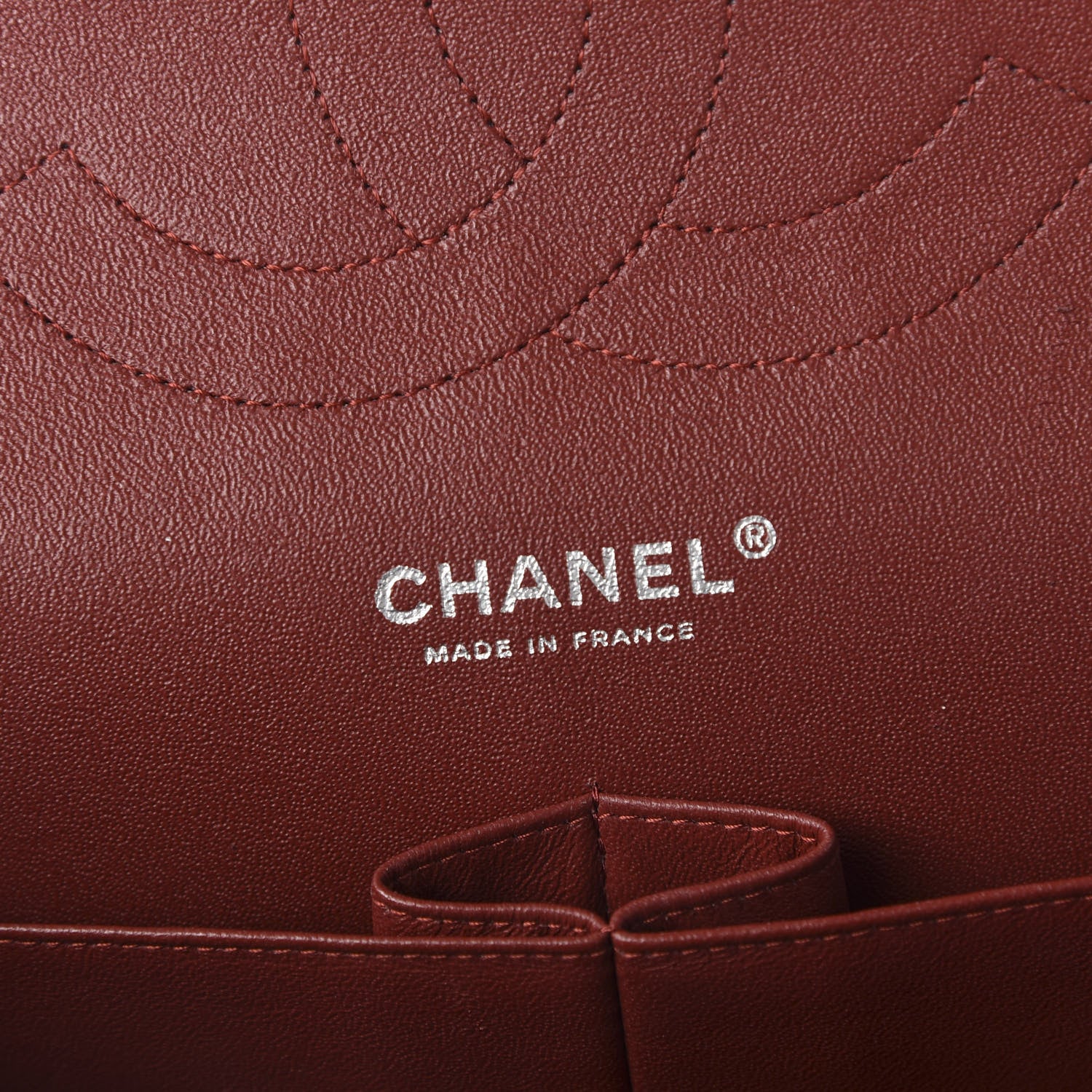 Chanel Lambskin Quilted Jumbo Double Flap Red 8 of 10
