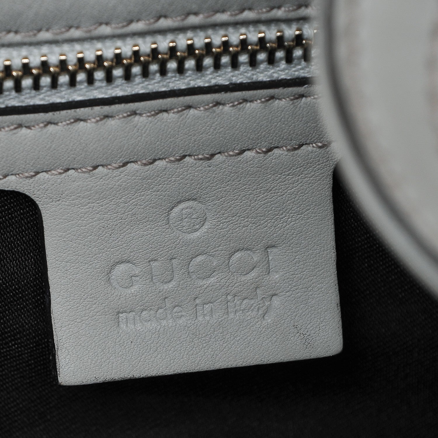 Gucci Monogram Medium Indy Top Handle Hobo Off White 6 of 6