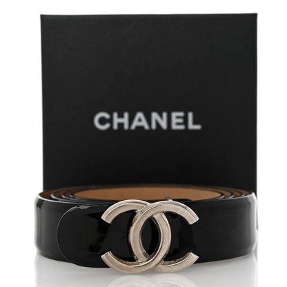 Chanel Patent CC Belt 95 Black 8 of 8