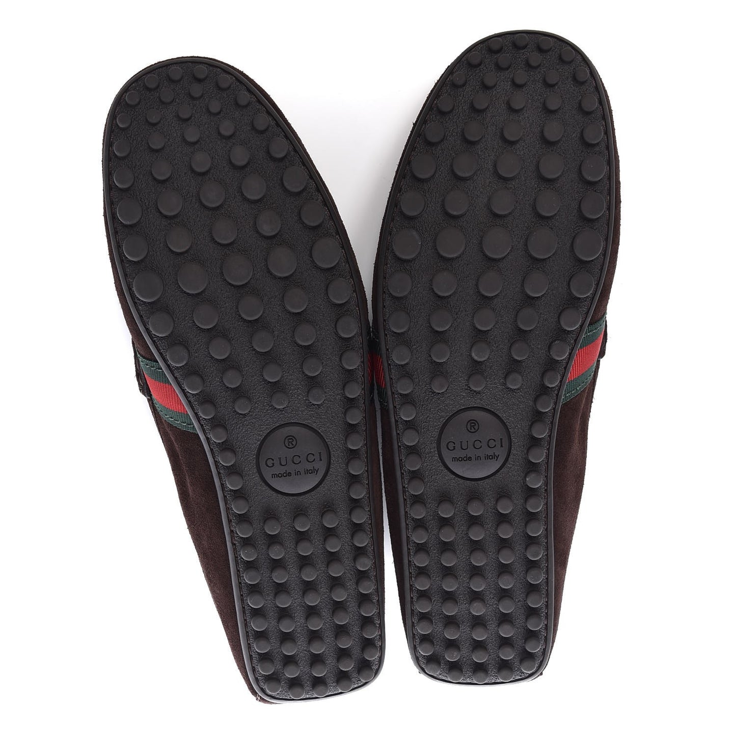 Suede Web Mens Kanye Driver Loafers 10.5 Cocoa