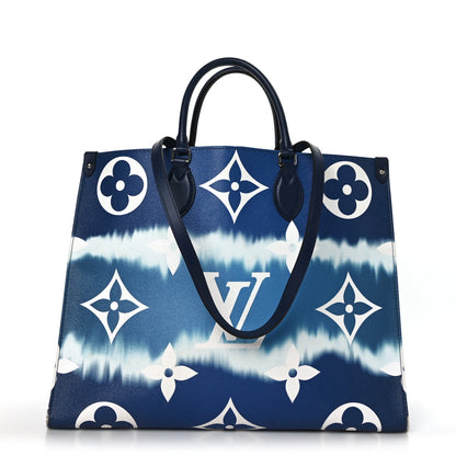 Louis Vuitton Monogram Escale Onthego GM Blue 1 of 8