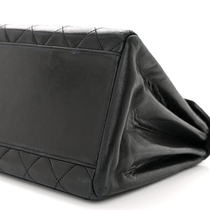 Chanel Lambskin Quilted CC Flap Bag Black 11 of 12