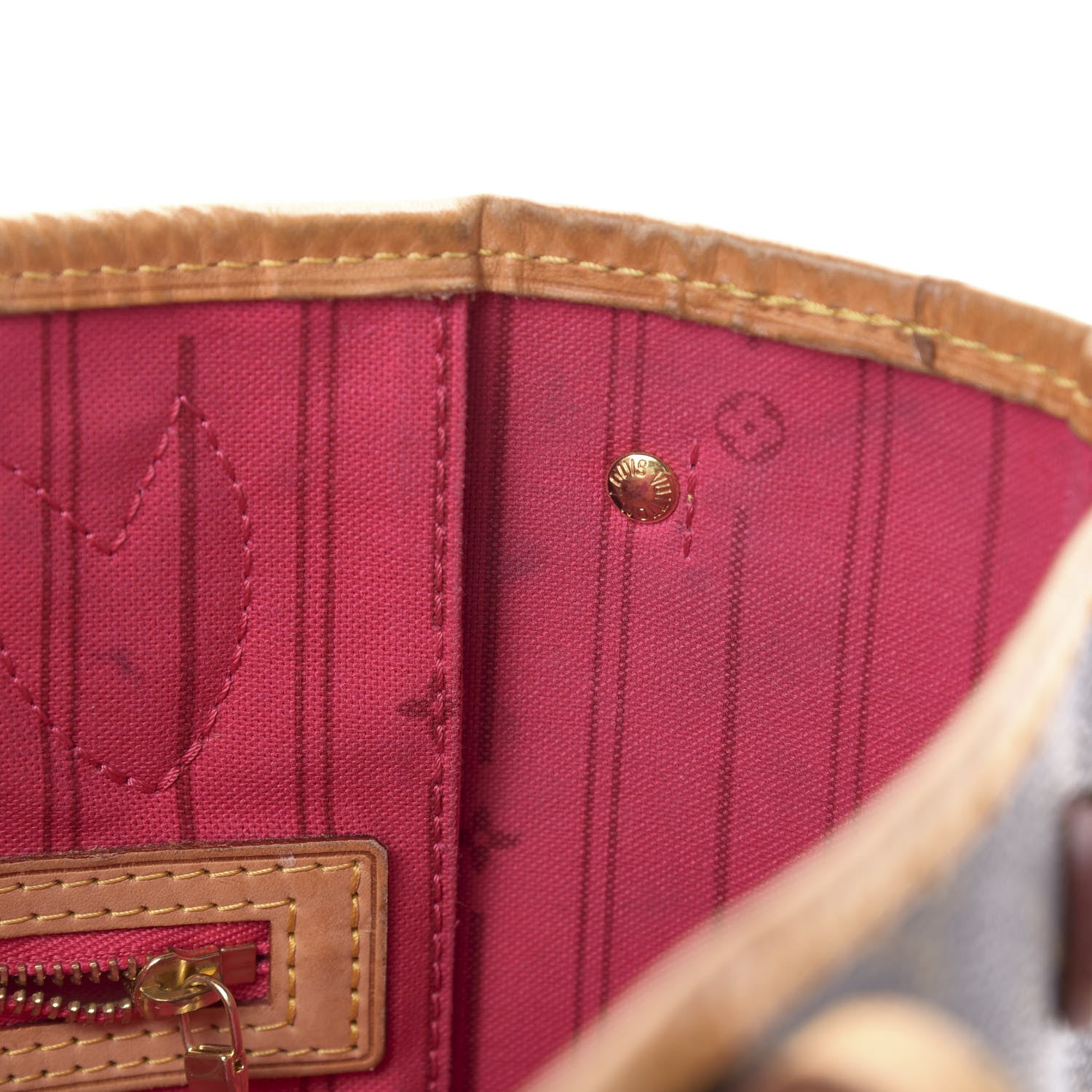 Louis Vuitton Monogram My LV Heritage Neverfull PM White Fuchsia 11 of 19