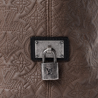 Louis Vuitton Lambskin Antheia Hobo PM Olive 8 of 10
