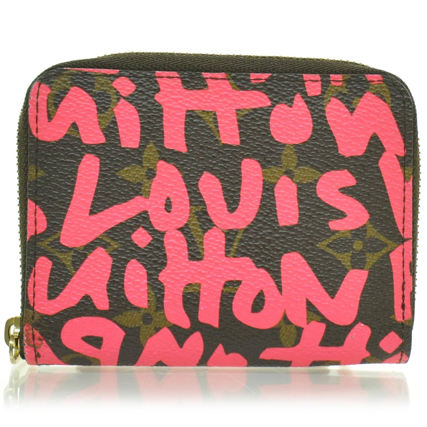 Monogram Graffiti Zippy Coin Purse Fuchsia