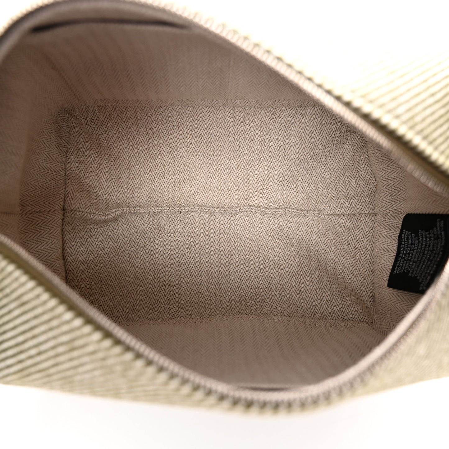 Wool Small Bride-A-Brac H Natte Pouch Vert Foret