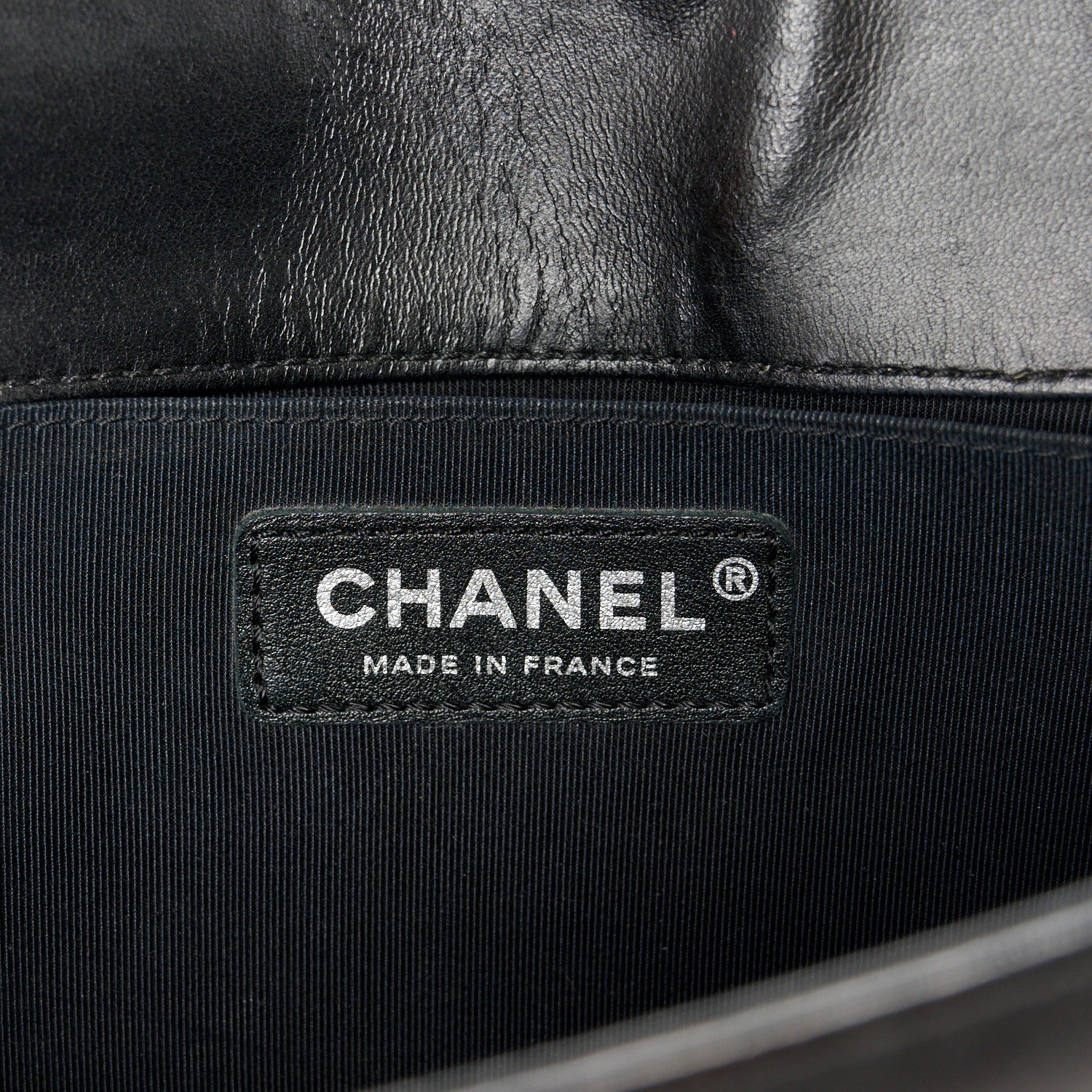 Chanel Lambskin Quilted Medium Boy Flap Black 6 of 10