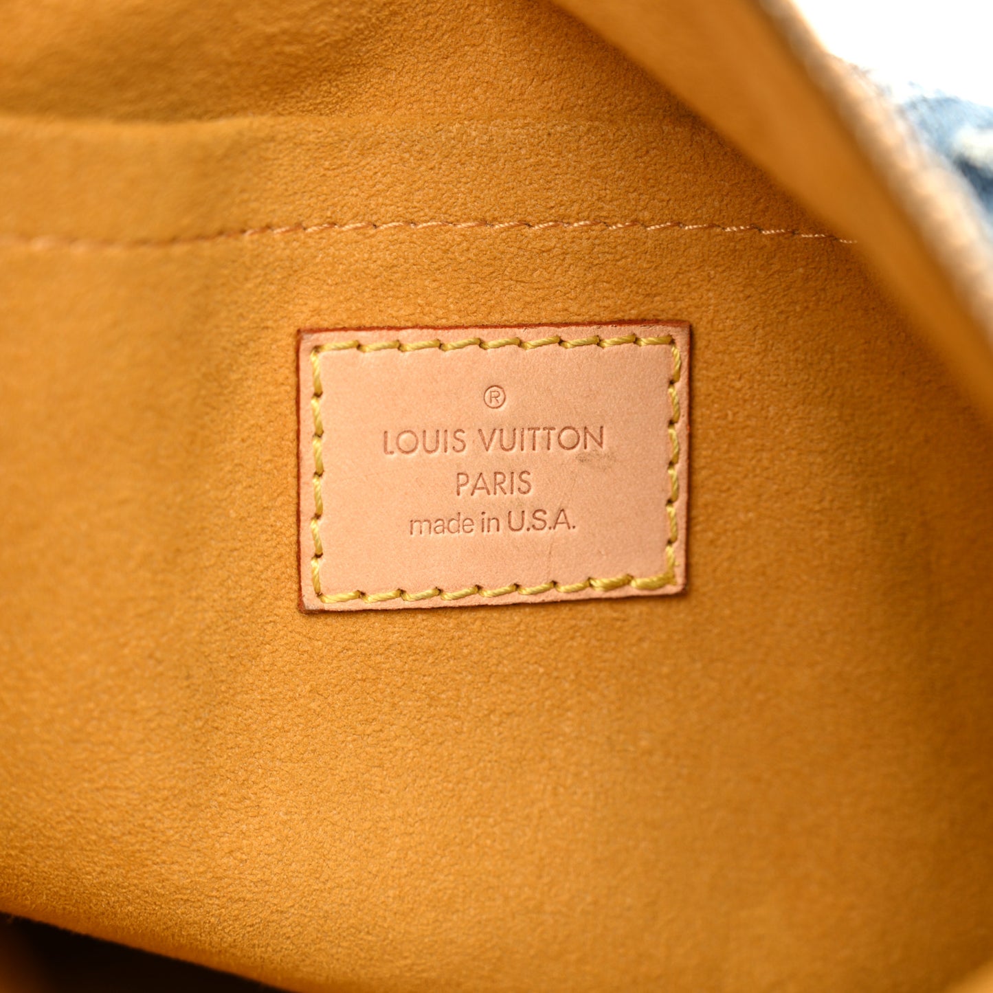 Monogram Denim Baggy PM Blue