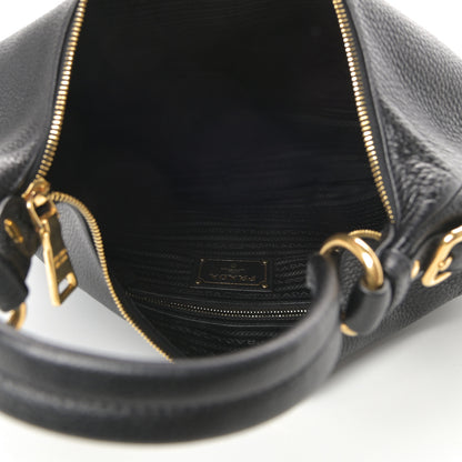 Prada Vitello Daino Hobo Black 5 of 11