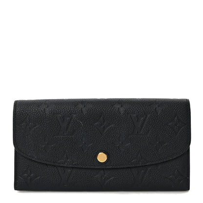 Louis Vuitton Empreinte Emilie Wallet Black Dune 1 of 10