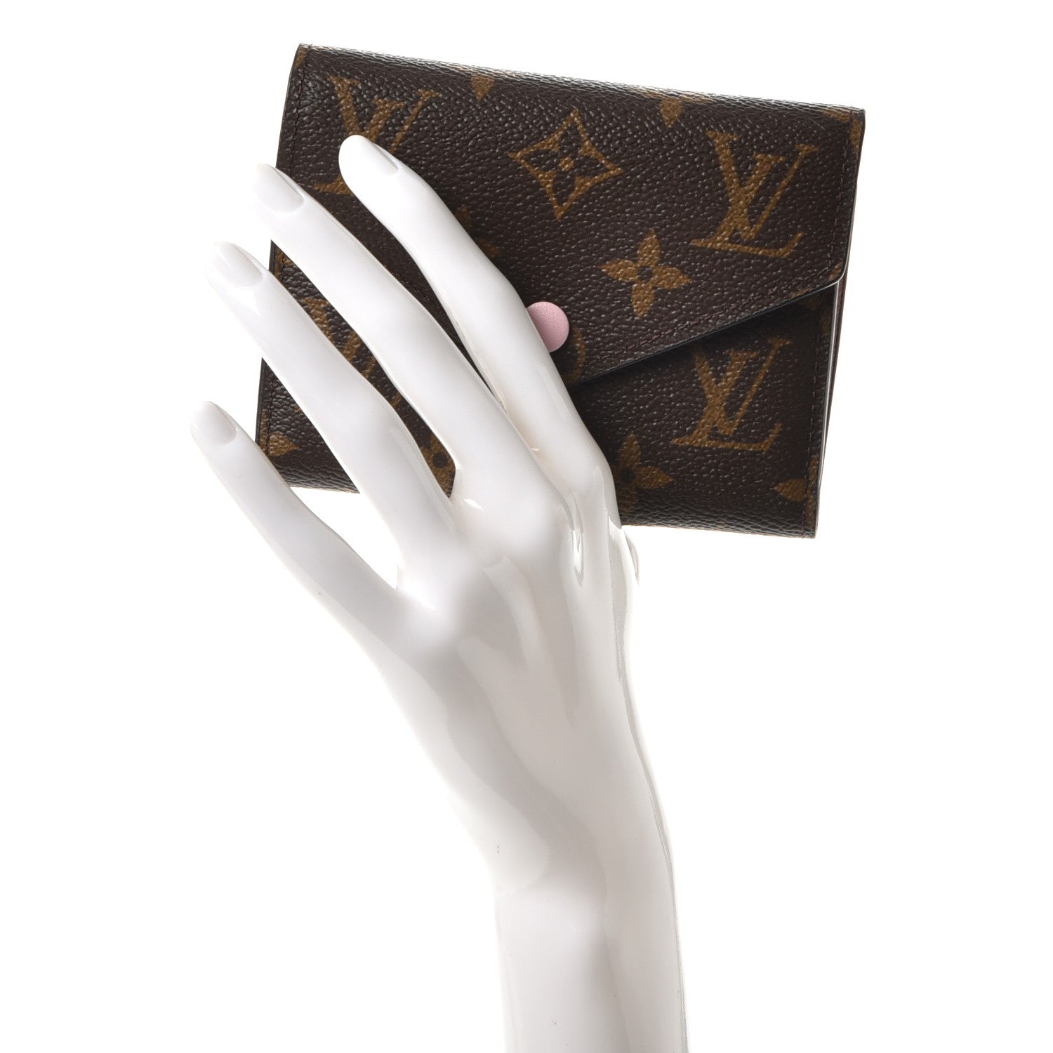 Louis Vuitton Monogram Victorine Wallet Rose Ballerine 2 of 8