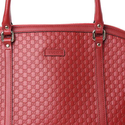 Gucci Soft Microguccissima Dome Satchel Red 10 of 10