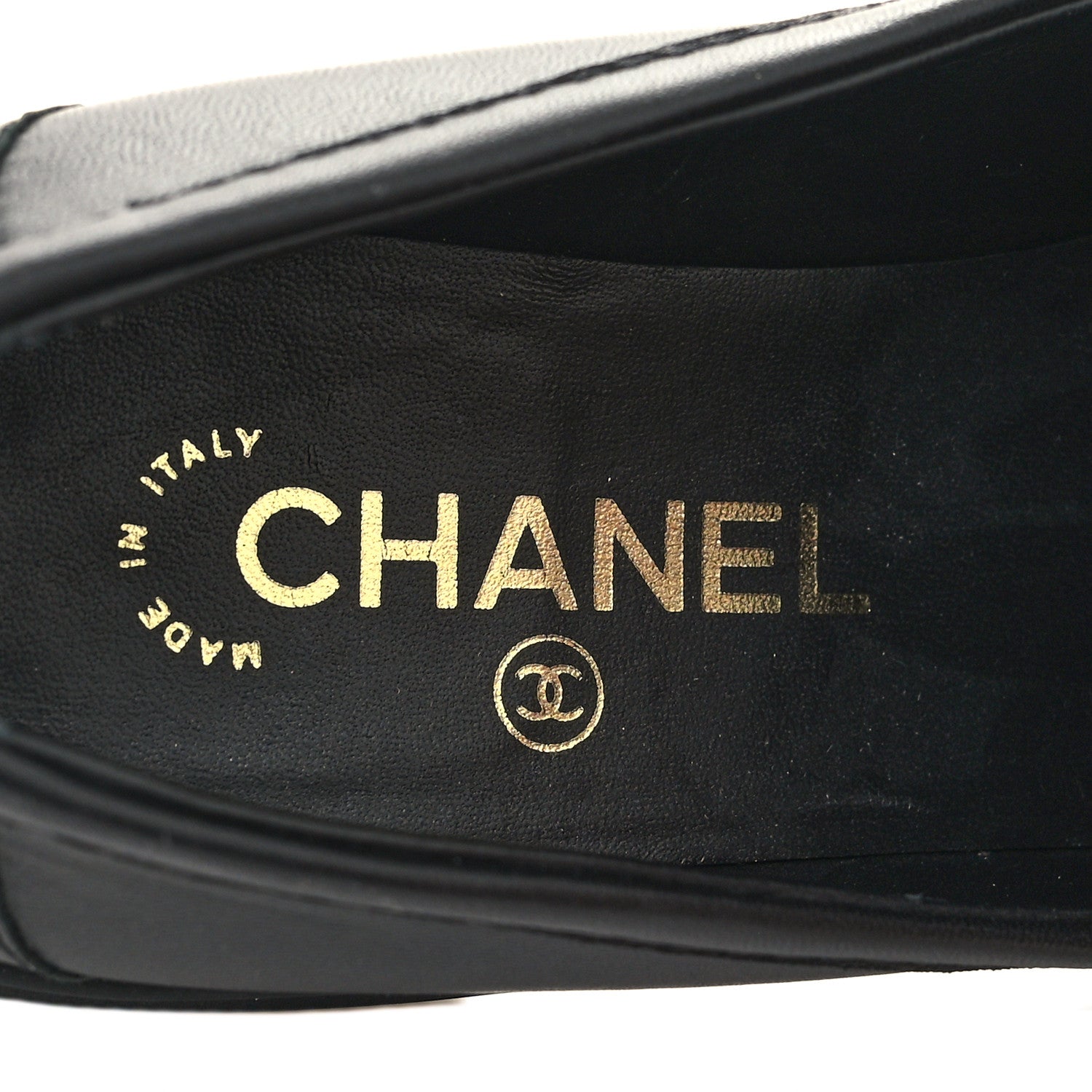 Chanel Lambskin Quilted CC Turnlock Loafers 39 Black 8 of 8