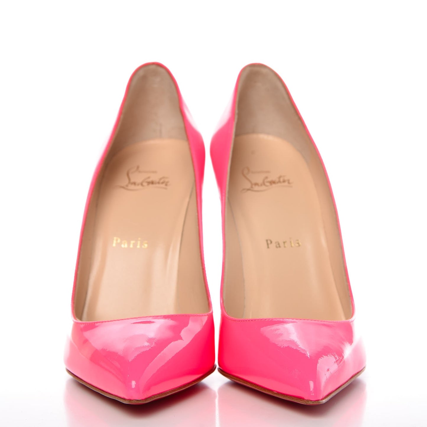 Patent Pigalle Follies 100 Pumps 38 Shocking Pink