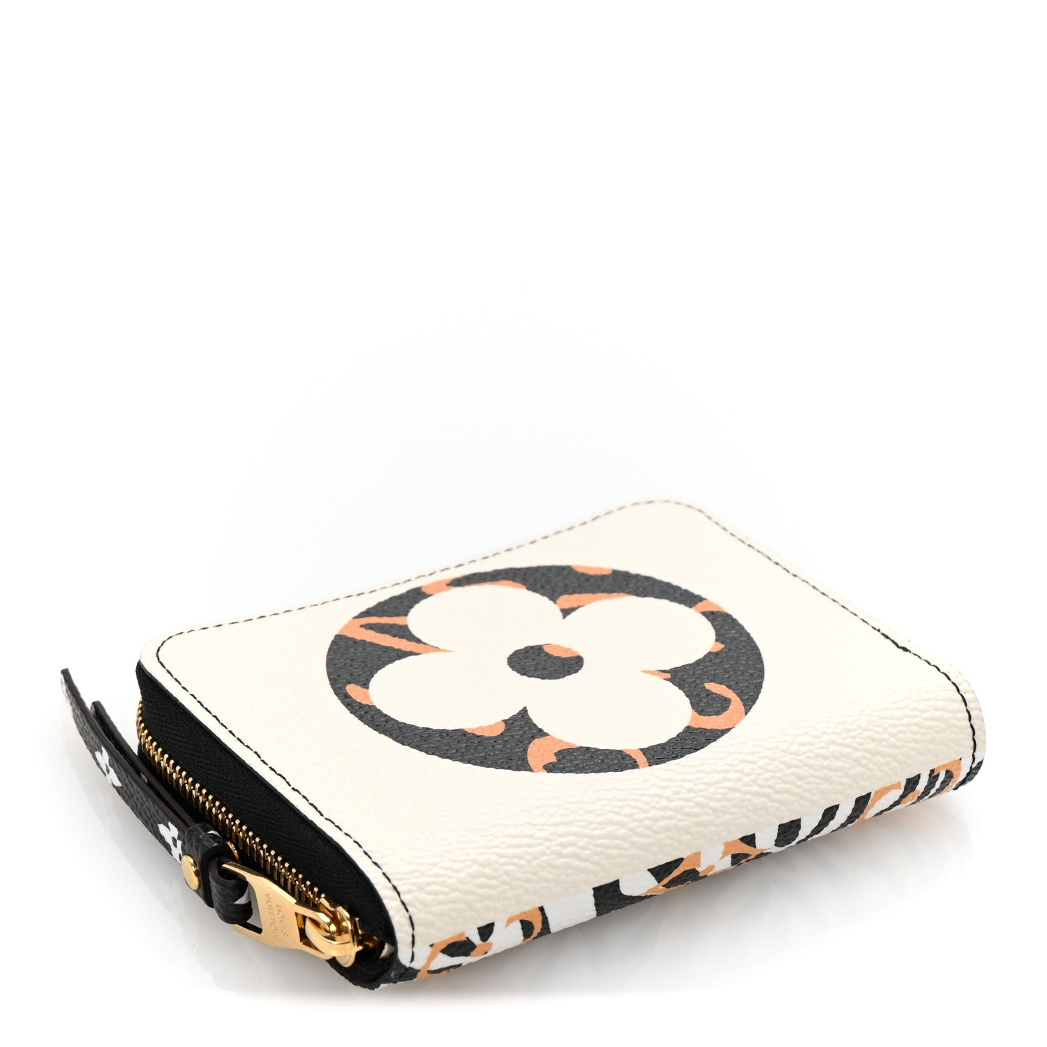 Louis Vuitton Monogram Giant Jungle Zippy Coin Purse Ivory 4 of 7