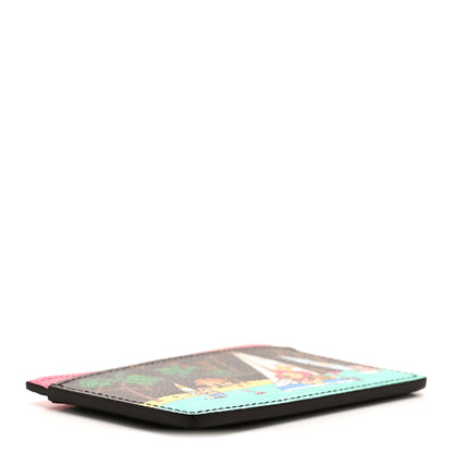 Louis Vuitton Monogram 2023 Christmas Animation Sailing Vivienne Cardholder Dragonfruit Pink 4 of 7